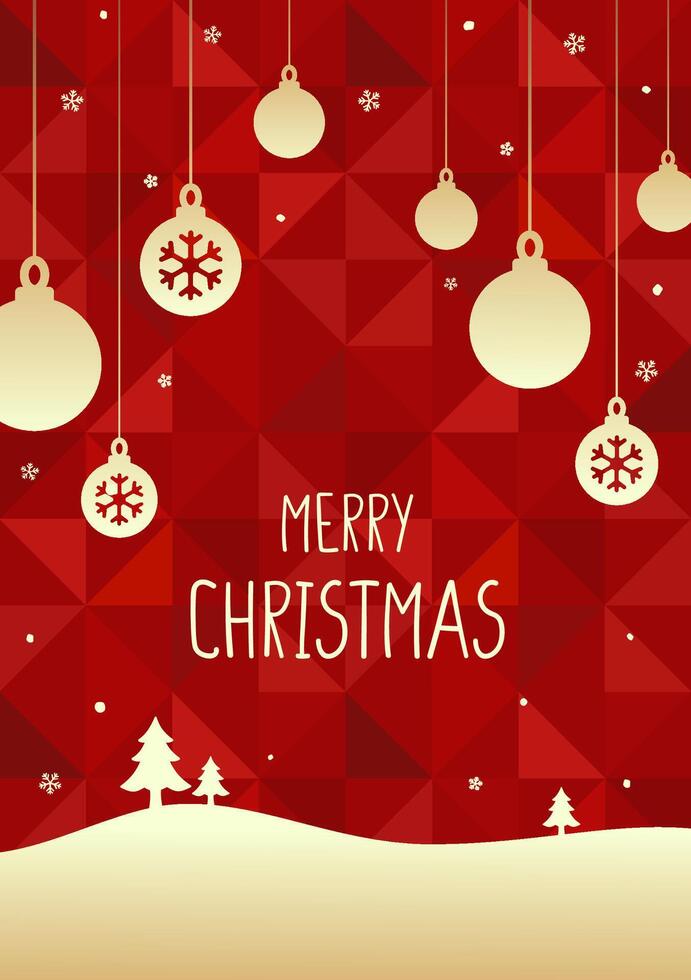 Christmas posters Design Christmas decorations vector