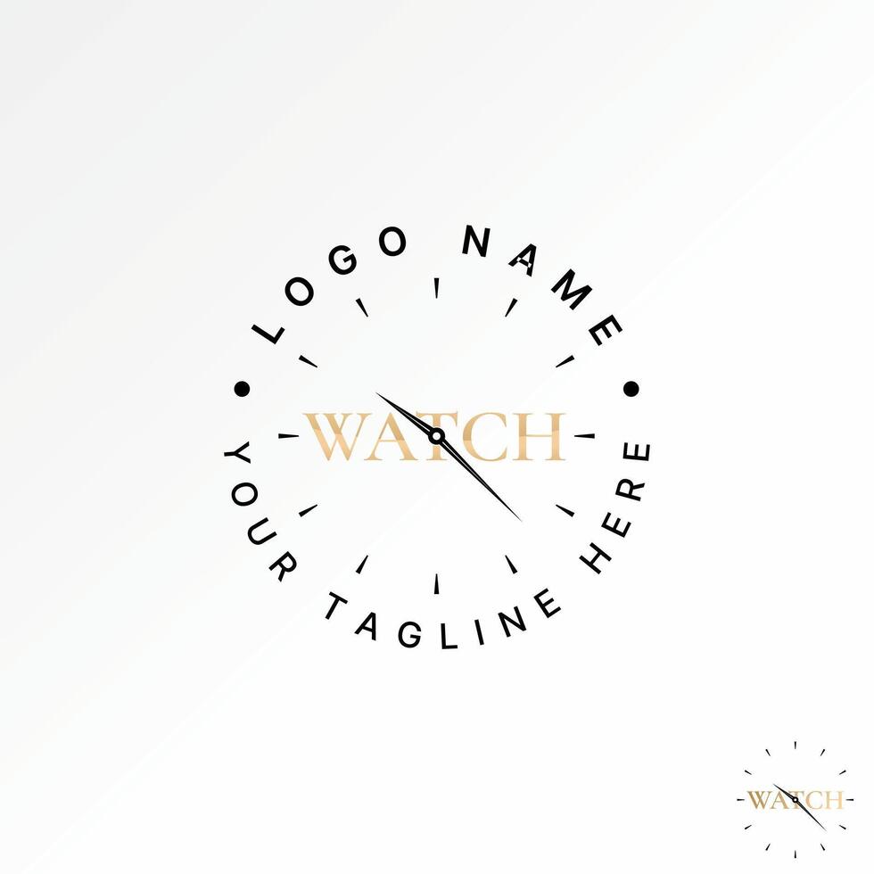 Logo design graphic concept creative premium stock image graphic initial text word watch font clockwise sync Related monogram typography reload vector