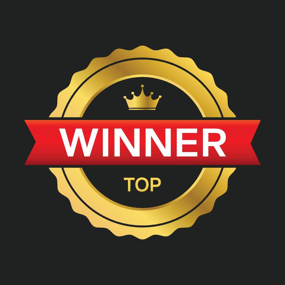 ICON DESIGN WINNER vector