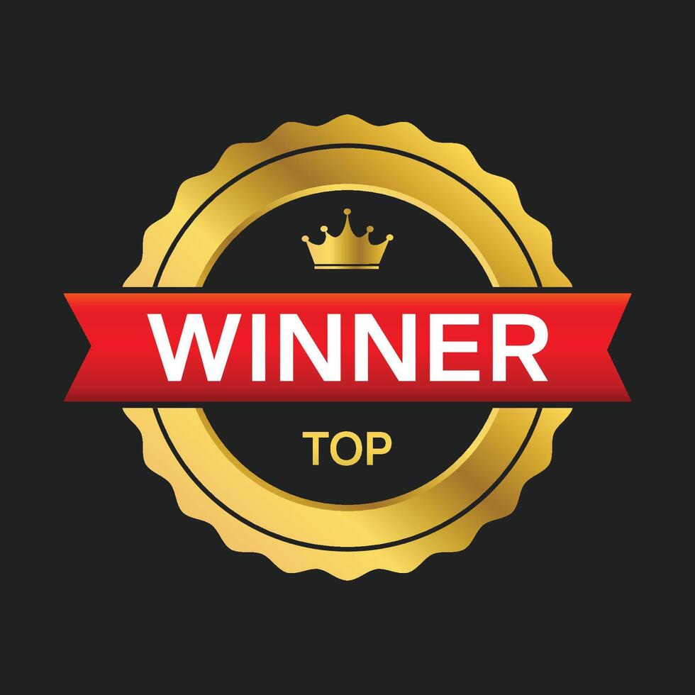 ICON DESIGN WINNER vector