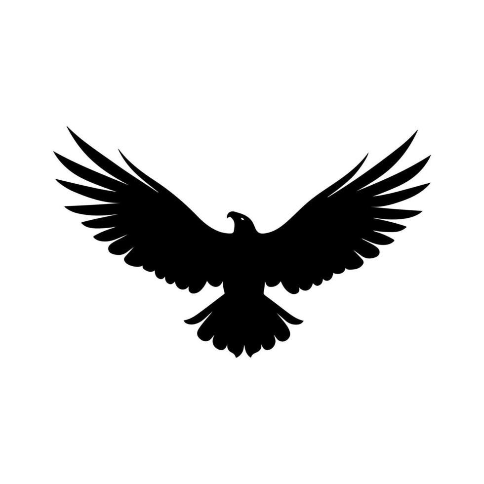 Silhouette of a Condor illustration vector