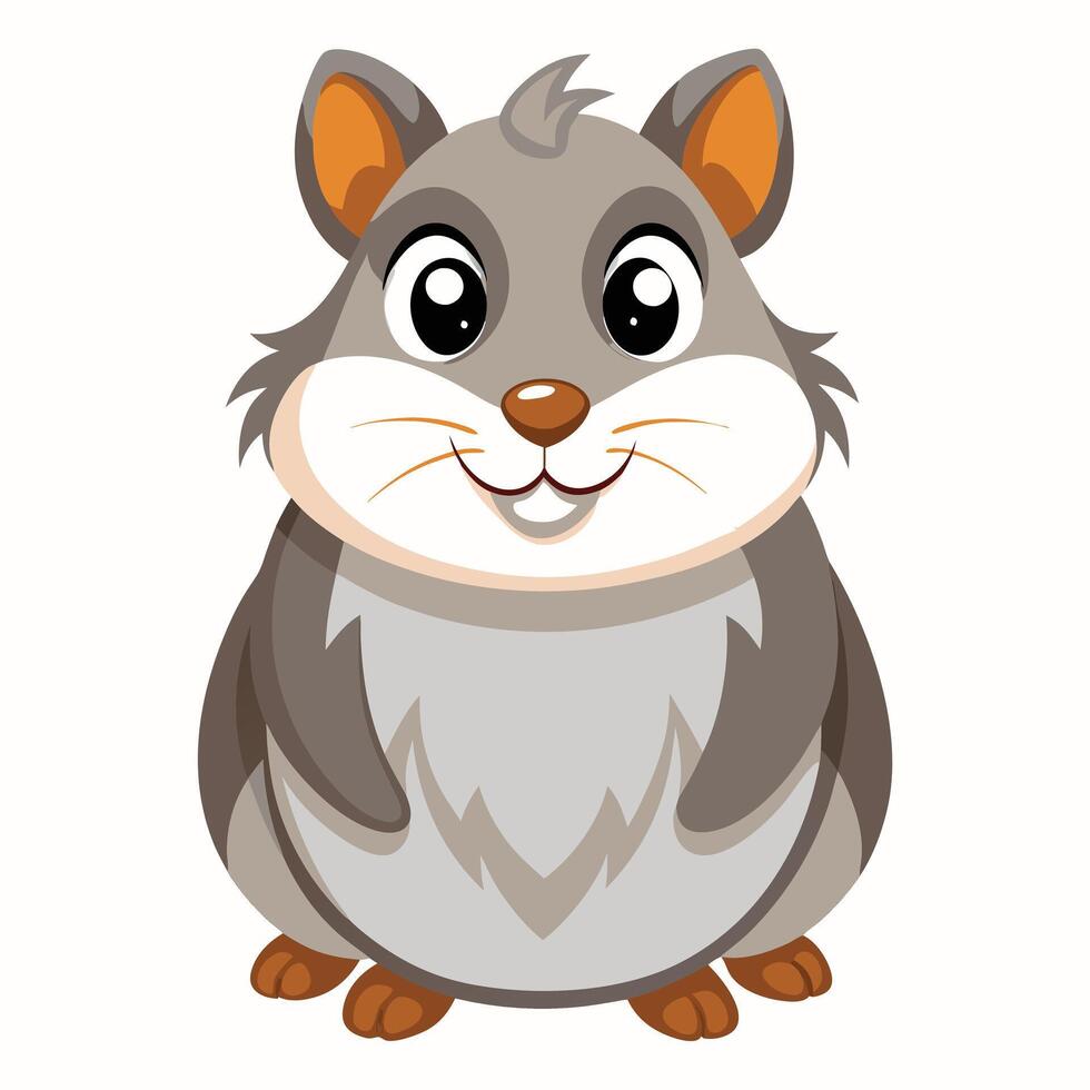 Adorable Hamster Art for Creative Projects and Illustrations vector