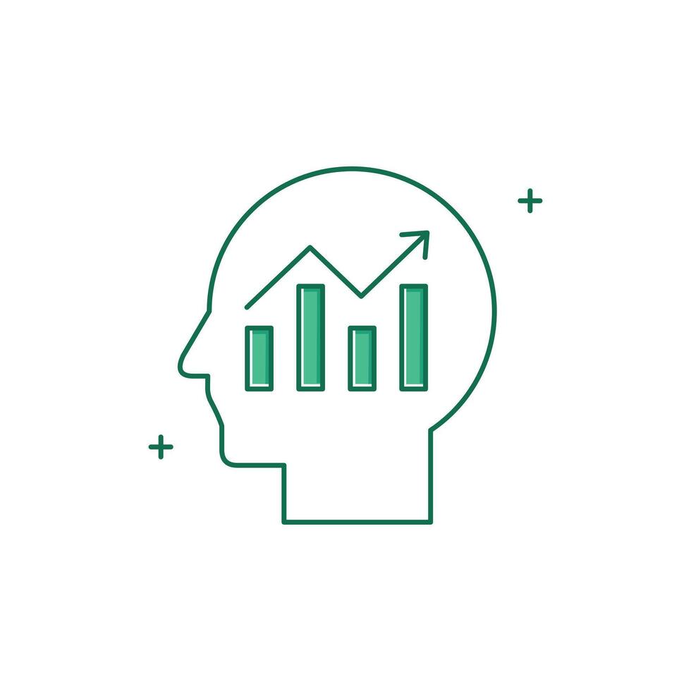 Business Data Insights Icon Design vector