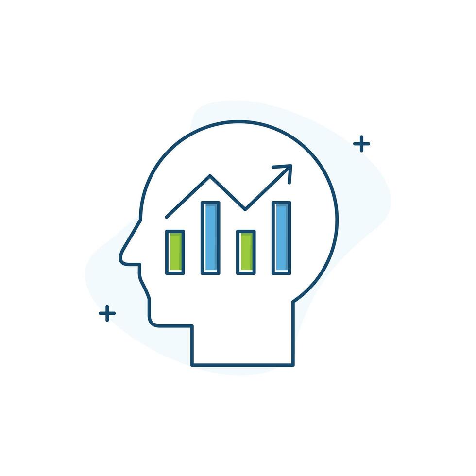 Business Data Insights Icon Design vector