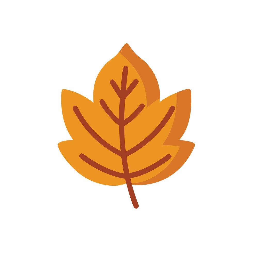 autumn leaf icon illustration vector