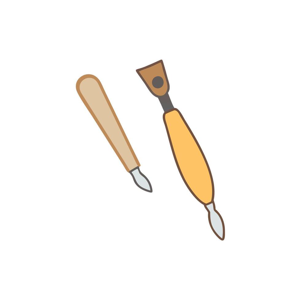 a pair of tools on a white background vector