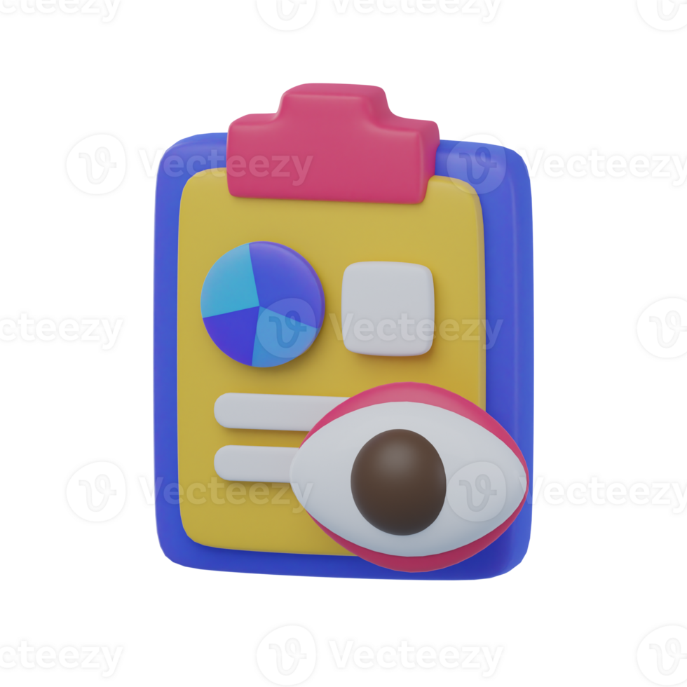 3D Audit Inspection Report Analysis Icon png