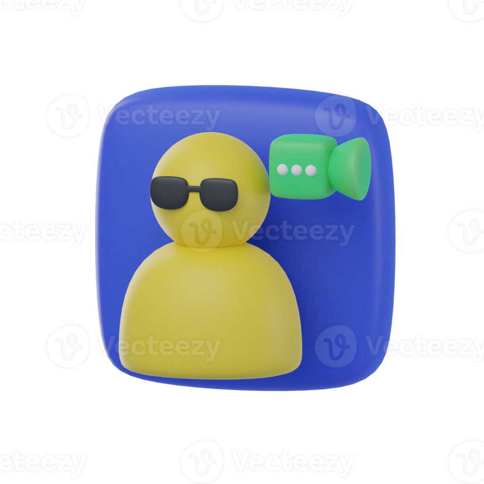 3D Virtual Audit Meeting Icon png