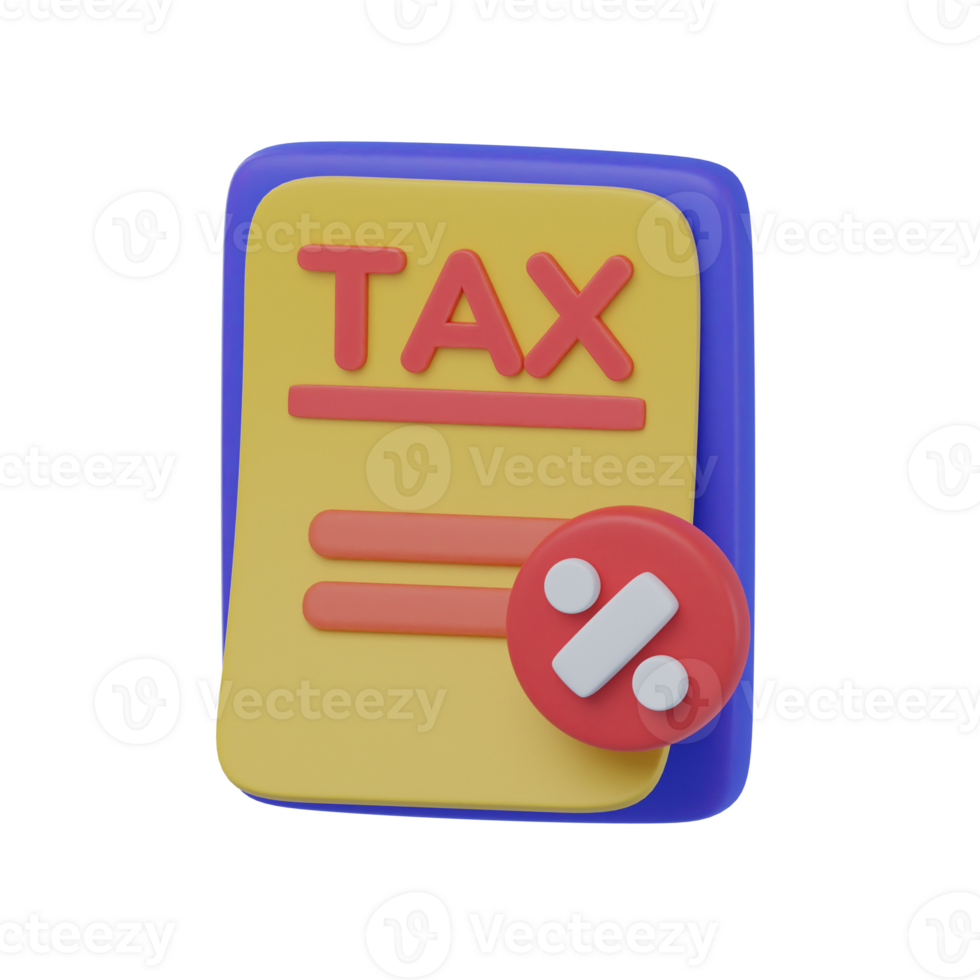 3D Tax Audit Analysis Icon Design png