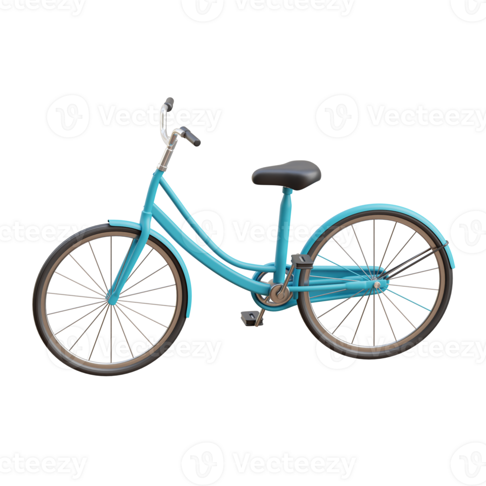 3D Dutch Bicycle with Modern Design png