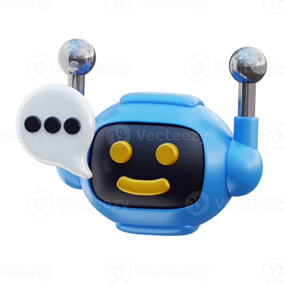 3D Business Chatbot Innovation For Enterprises png