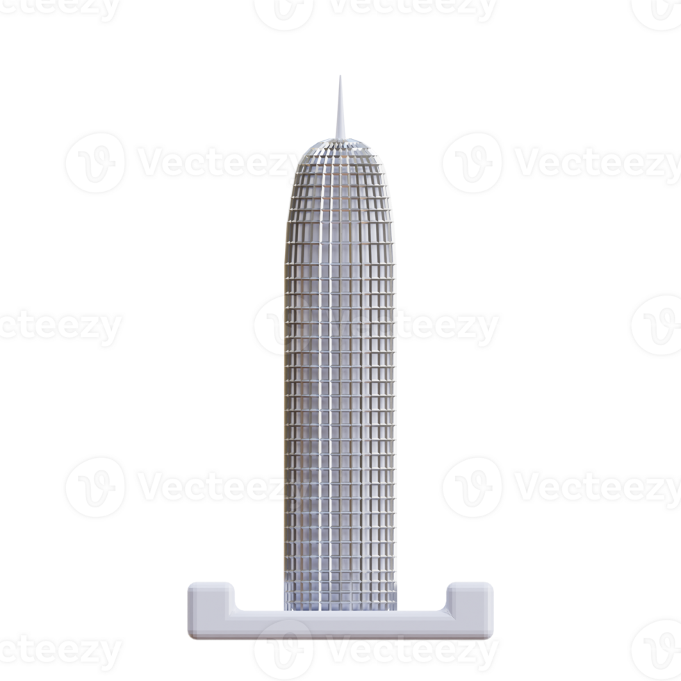 3D Modern Skyscraper Design In The United Arab Emirates png