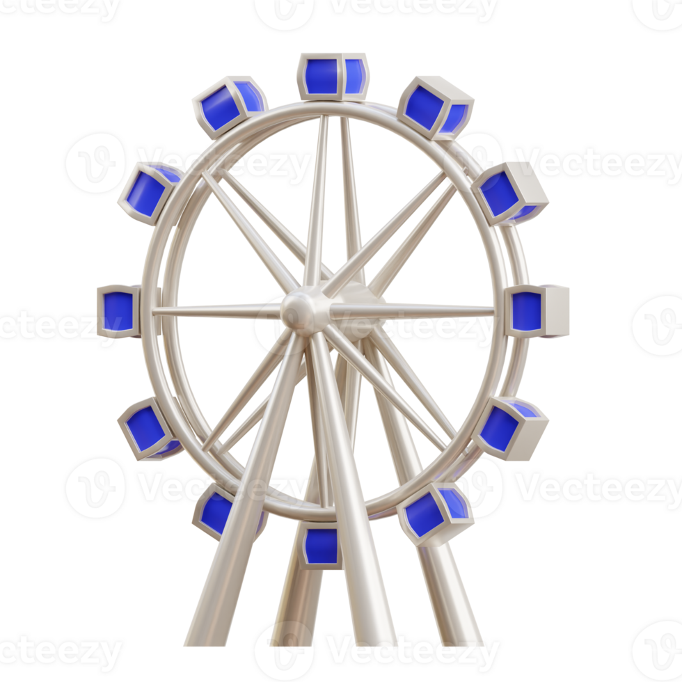 3D Dutch Ferris Wheel Model png