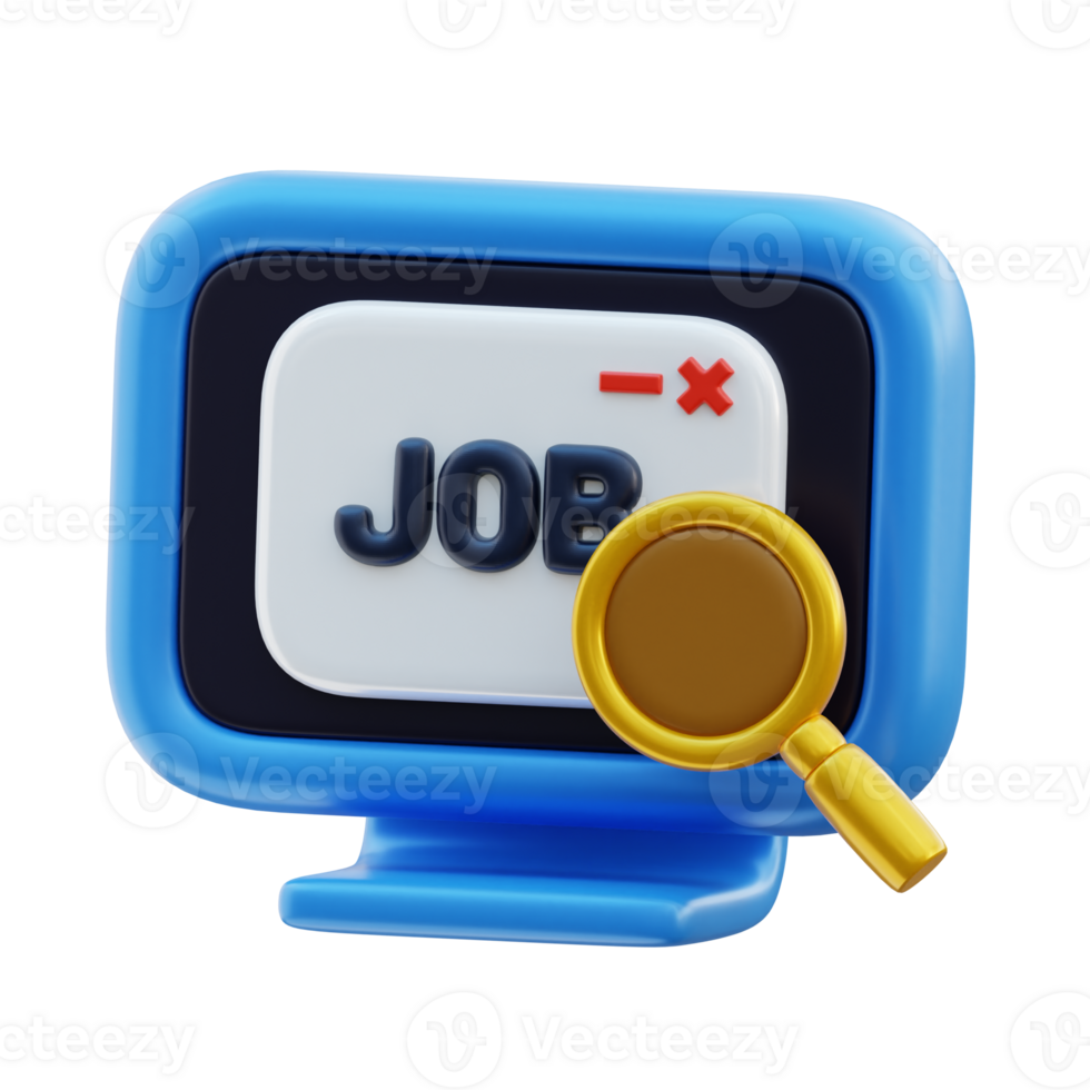 3D Job Search Portal for Businesses png