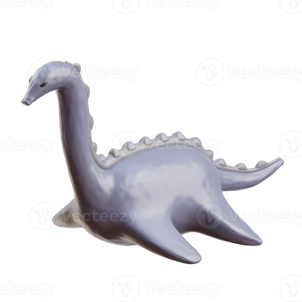 3D Loch Ness Monster Scotland Mythical Creature png