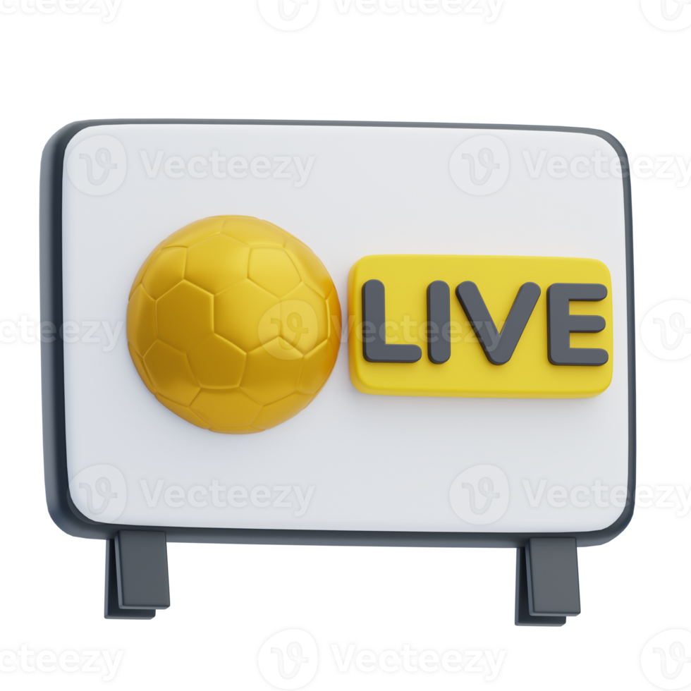 3D Football Live Broadcast Simulation png