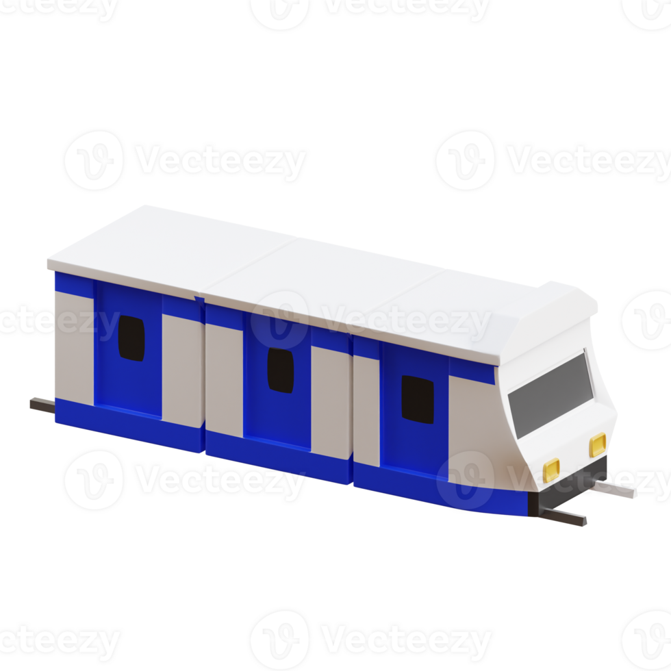 3D Tram Model Netherlands Public Transport png