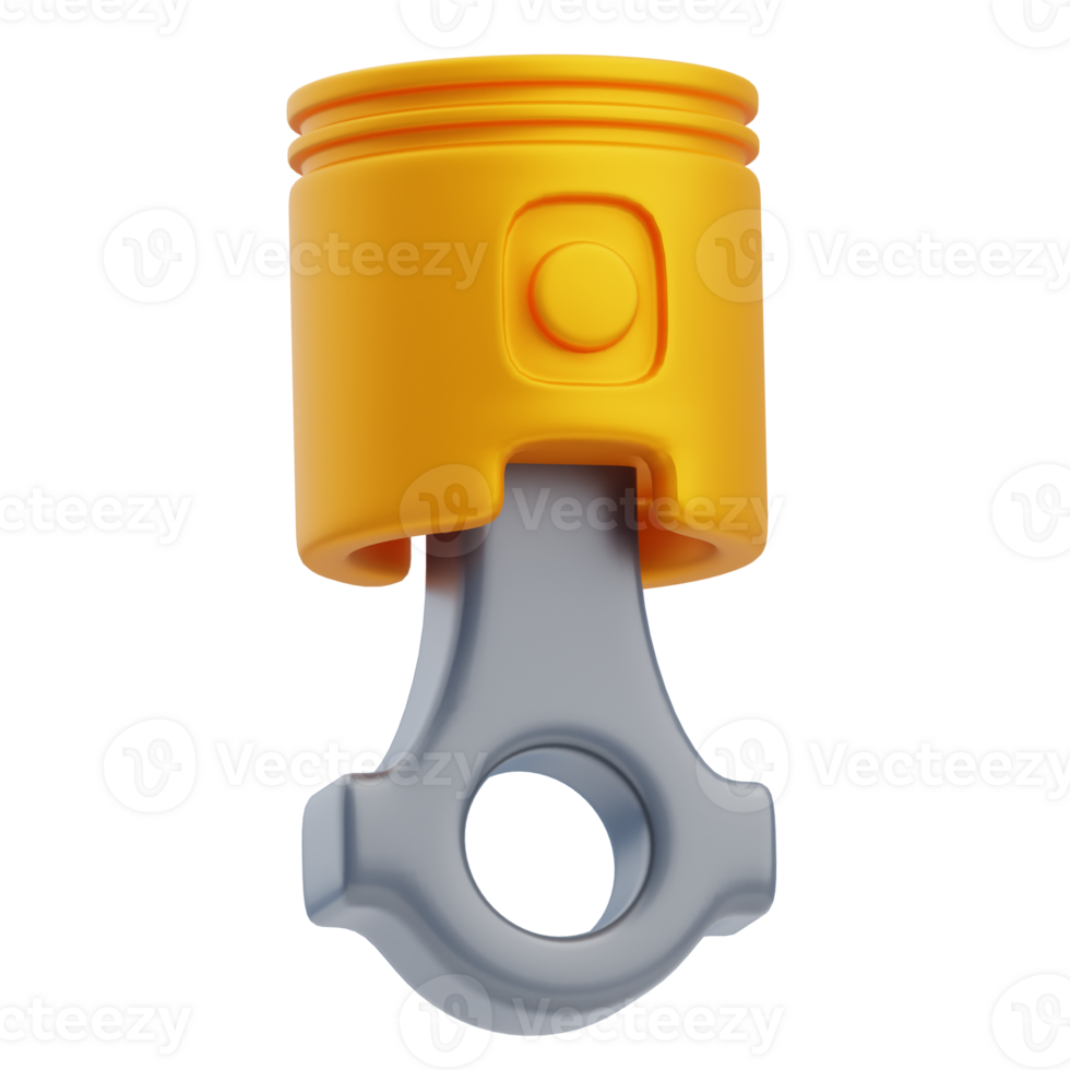 3D Engine Piston for Car Garage Systems png