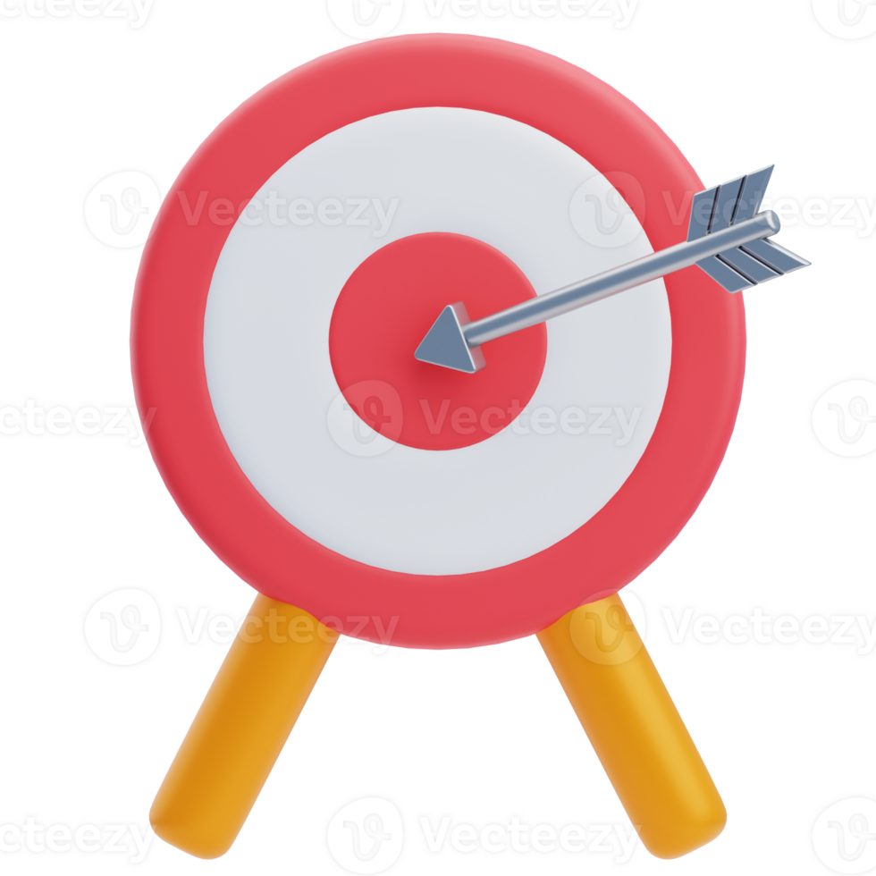 3D Martial Arts Precision Target Icon png