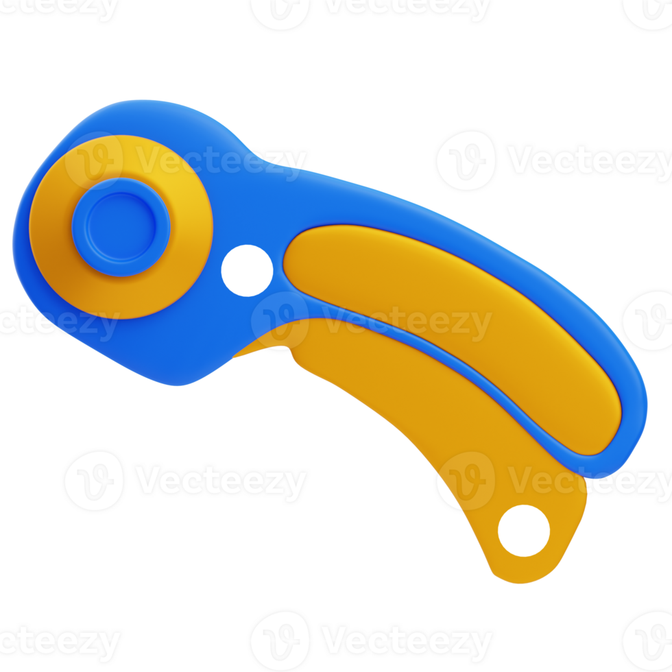 3D Ergonomic Rotary Cutter for Sewing png