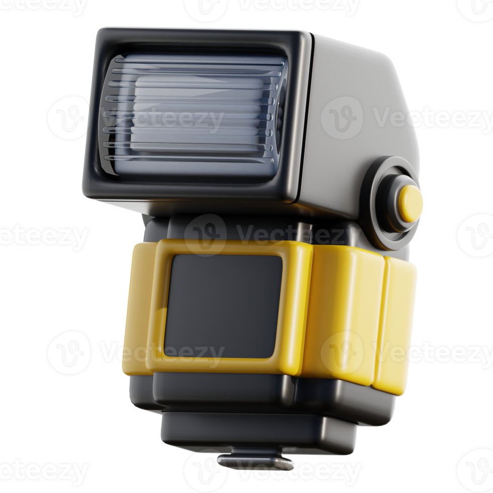 3D Camera External Flash Attachment For Photography png