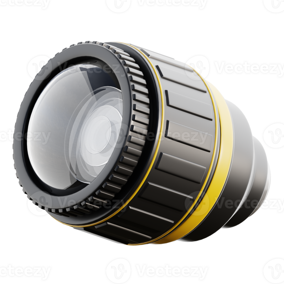 3D Digital Camera Lens for Photography png