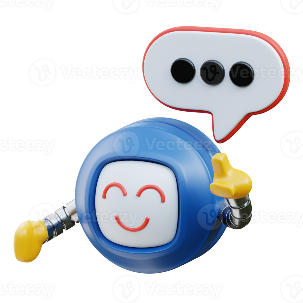 3D Chatbot for Business Communication Solutions png