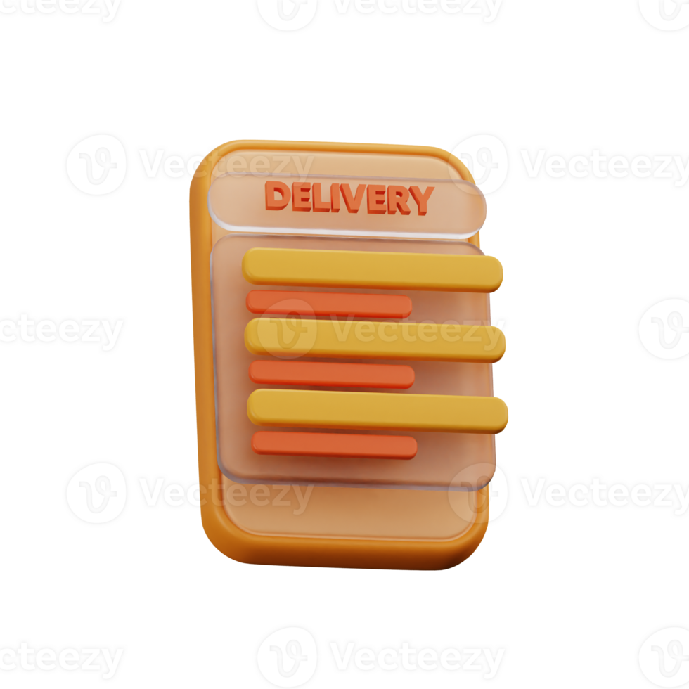 3D Logistics Delivery Tracking App Icon png