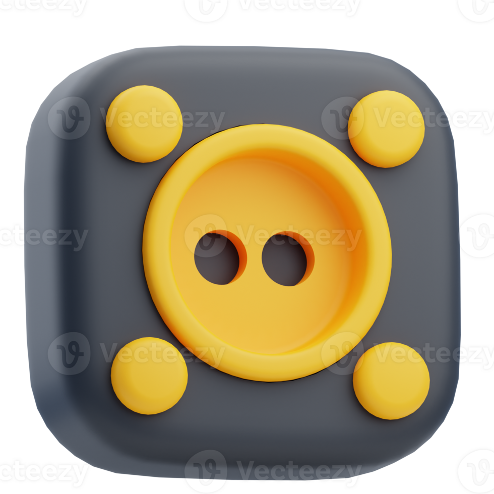 3D Electric Power Socket Design Icon png