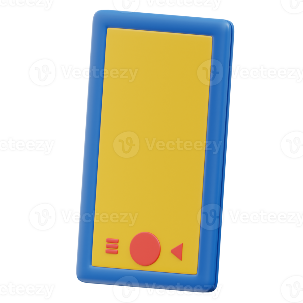 3D Colorful Smartphone Design for Business Presentation png
