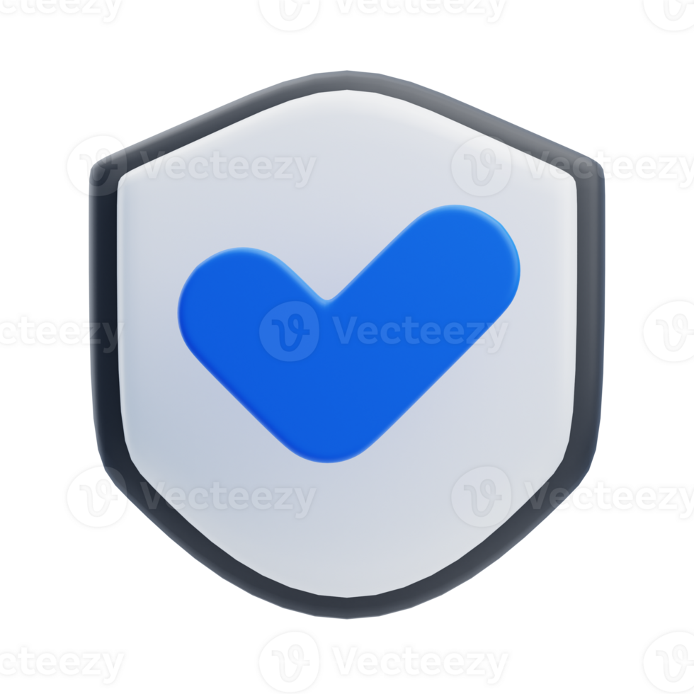 3D Immigration Digital Security Verification Badge png