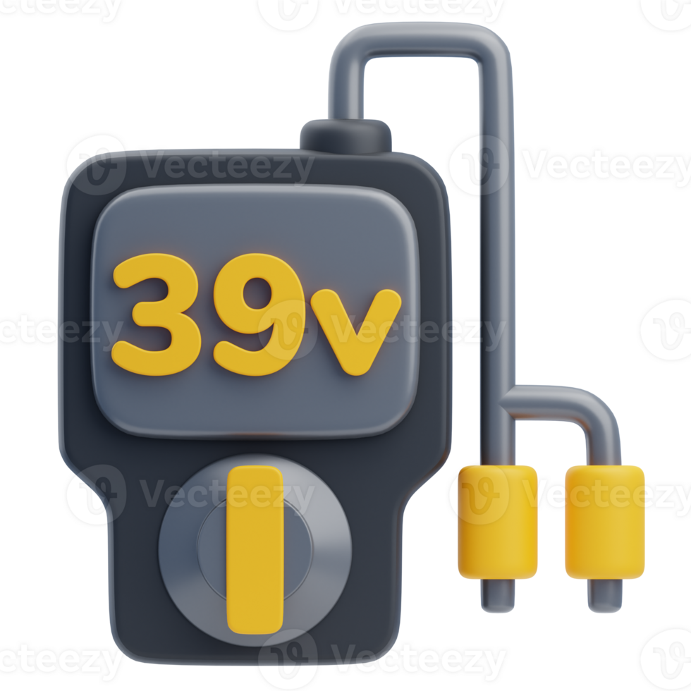 3D Voltage Tester With Controls png