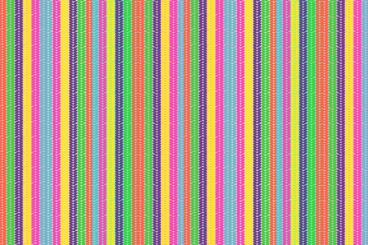 Colorful knitting pattern from seamless geometric shape. vector