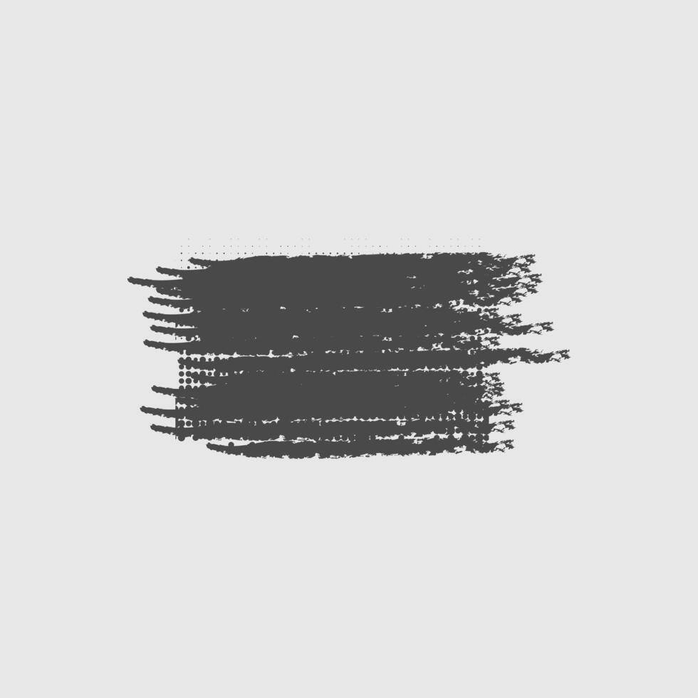 a dark gray brushstroke on a light gray background. vector