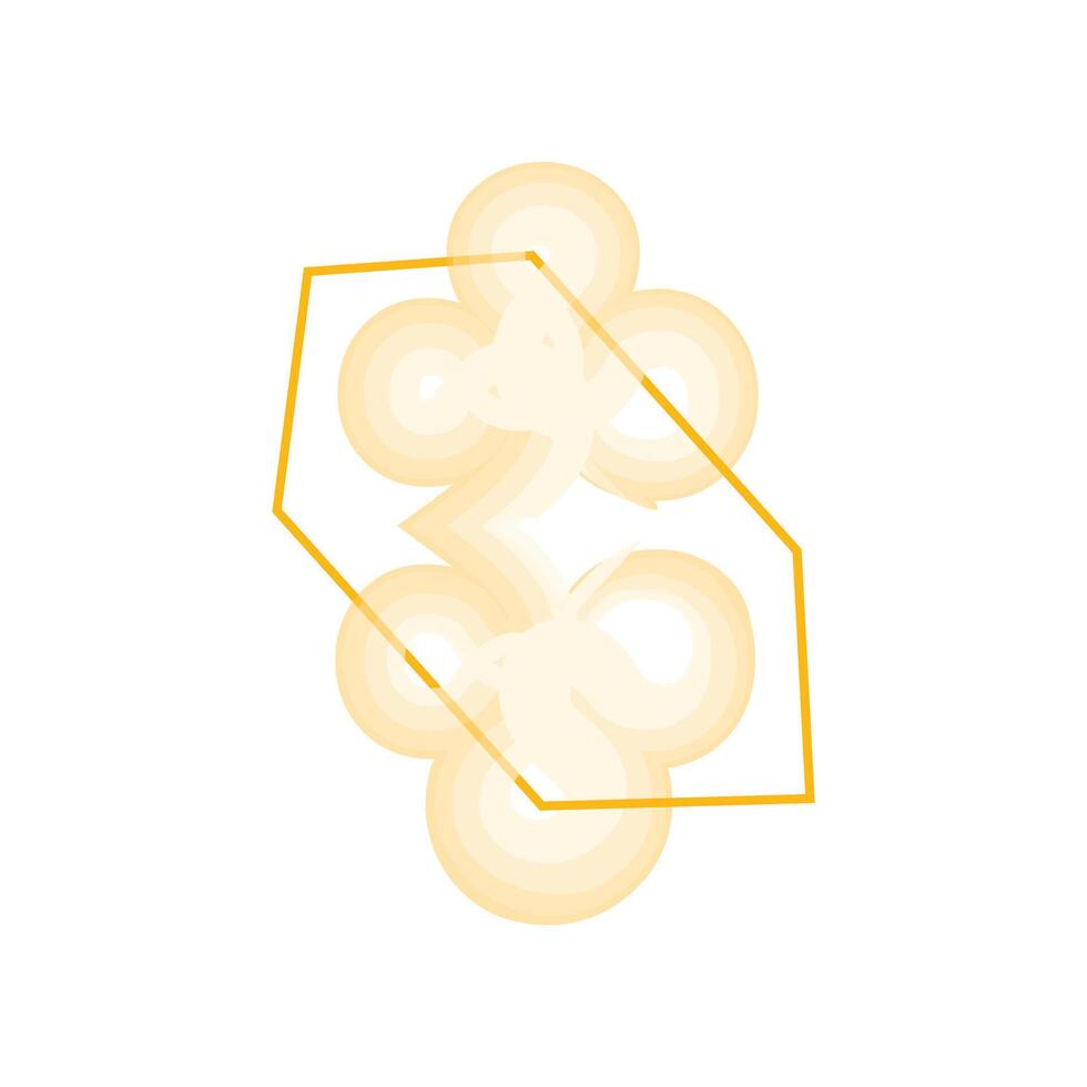 an abstract design with a series of soft, circular shapes in light yellow tones that create a flowing, organic appearance. vector