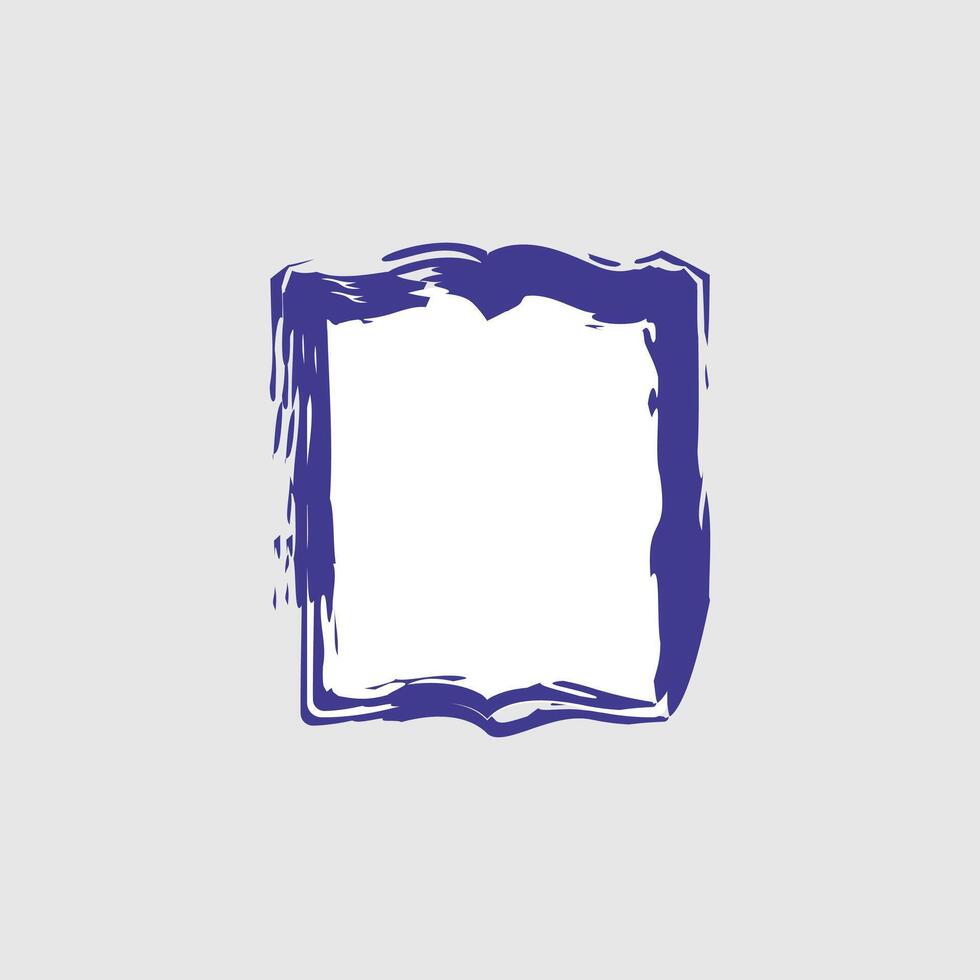 a stylized, abstract representation of an open book. vector