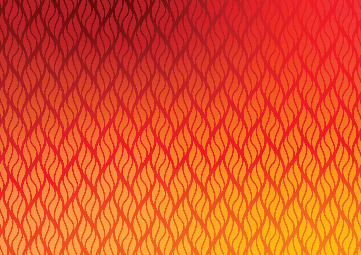Red hot line pattern fire flames blaze presentation background vector