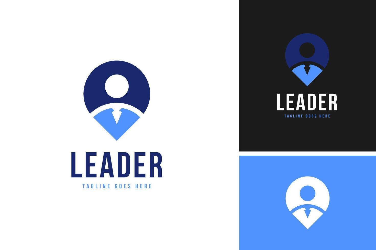 Logo of people with point design template illustration vector