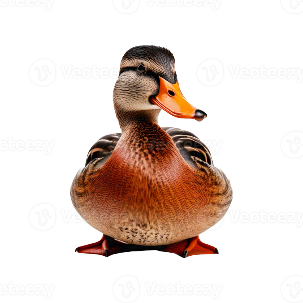 duck isolated on sitting png