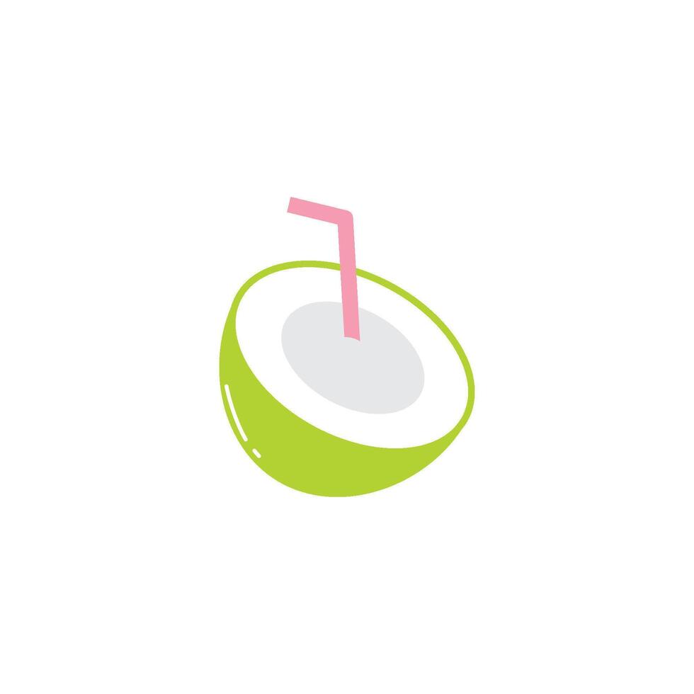 coconut logo design vector