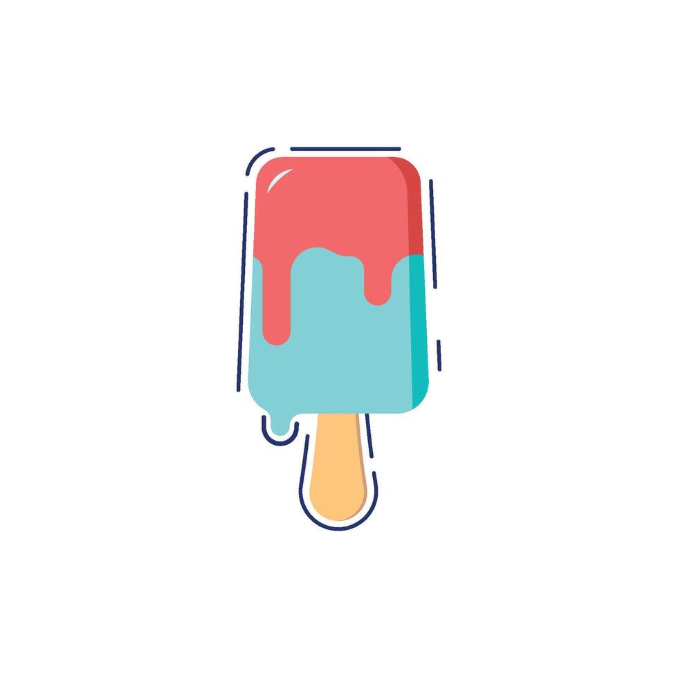 summer ice cream vector