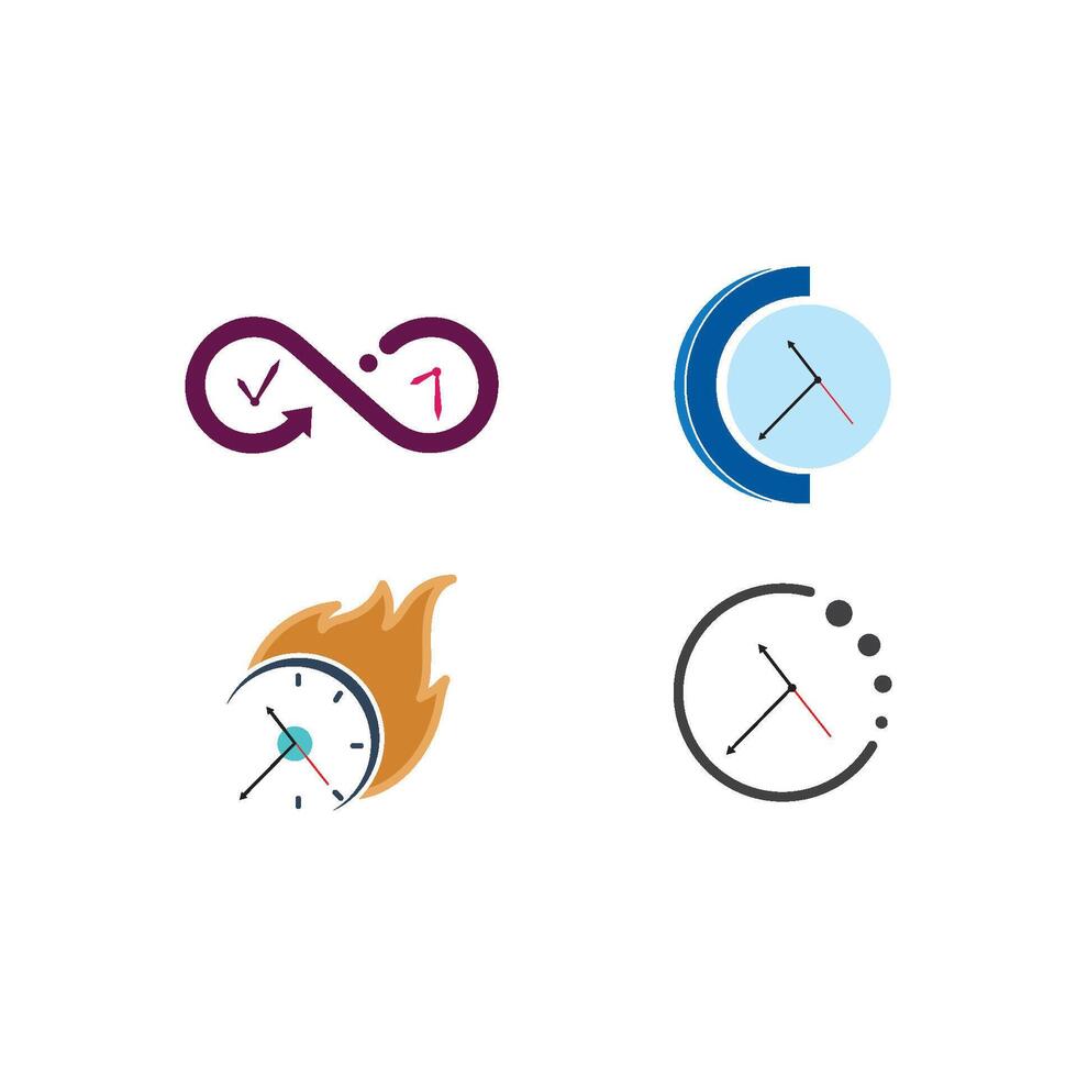 clock design template vector