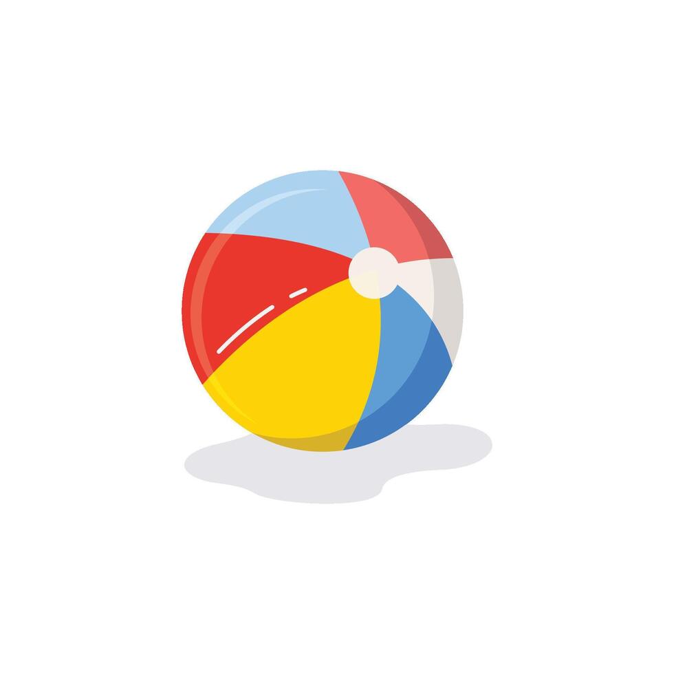 beach ball illustration vector