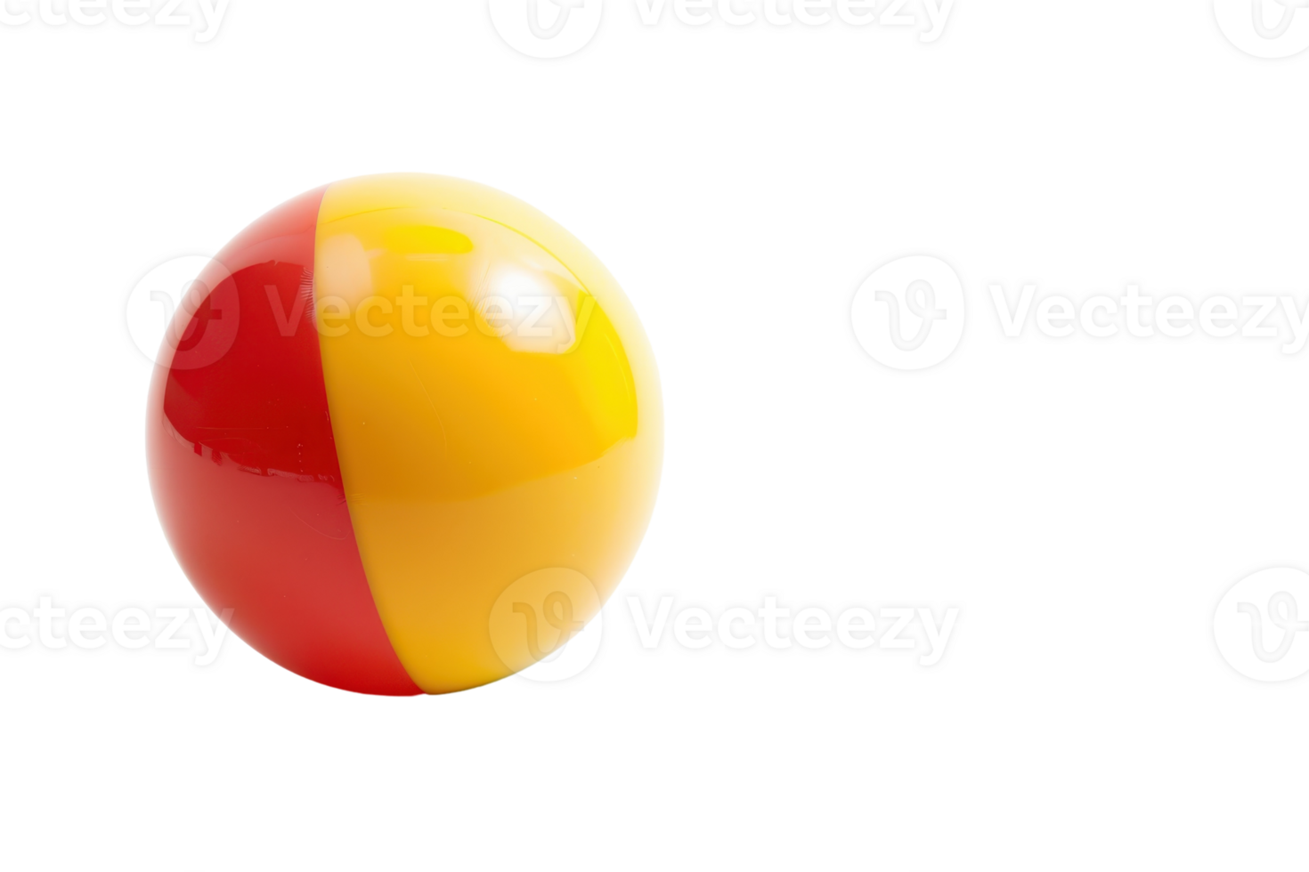 Rubber Ball On Transparent Background. png