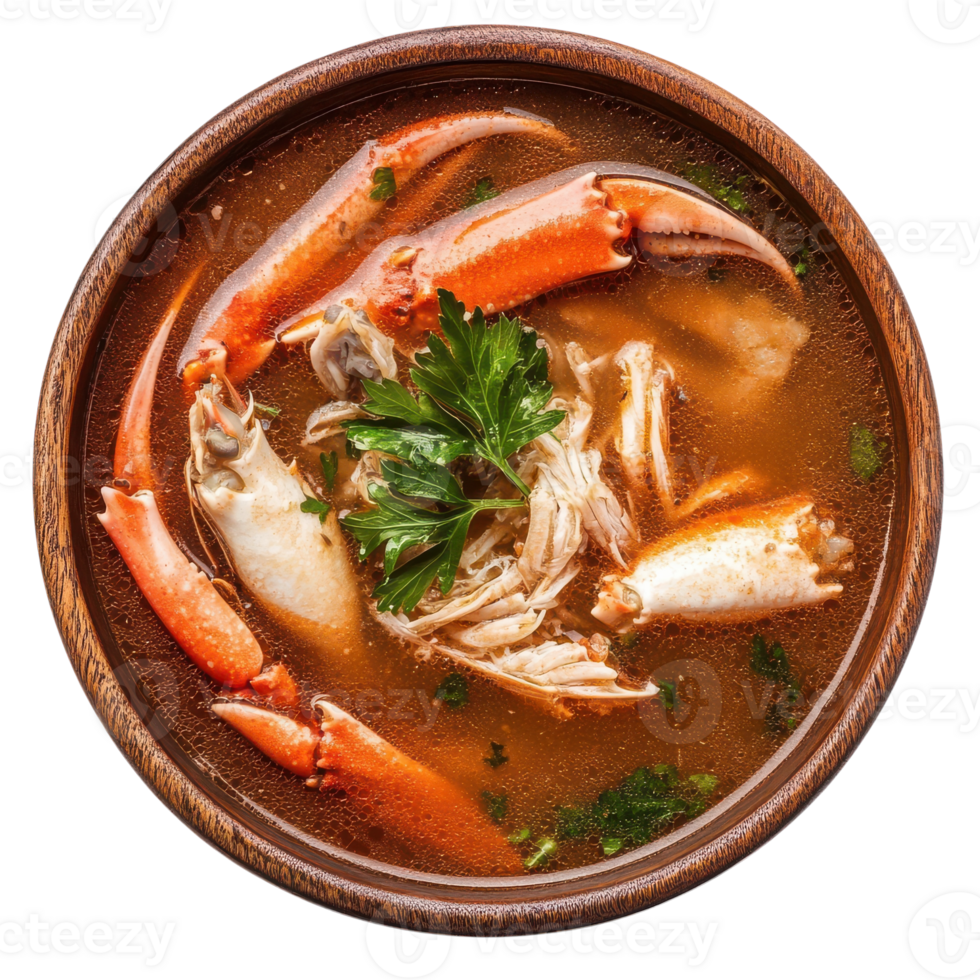 Crab Soup for Culinary Delights and Gastronomic Experiences Transparent Background png