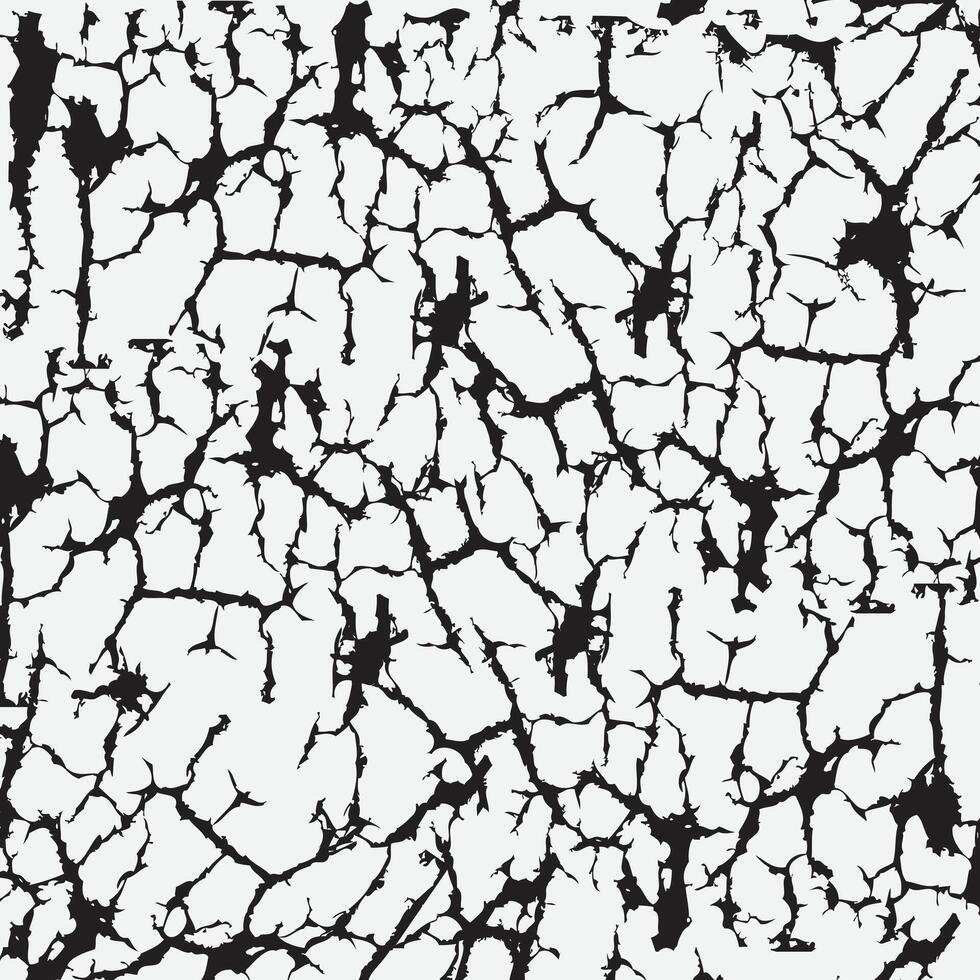 Distress Texture black and white background. vector