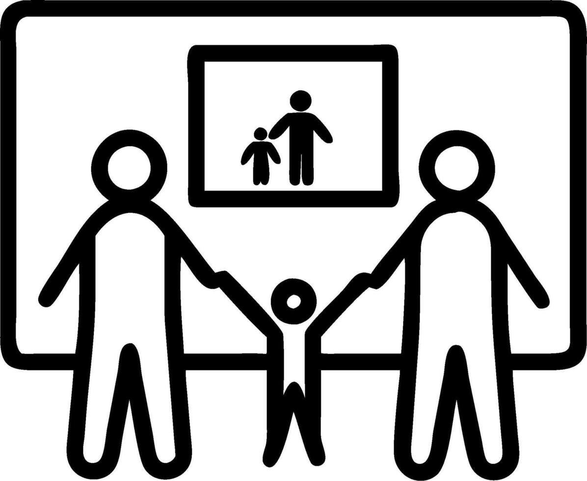 Family icon clipart vector