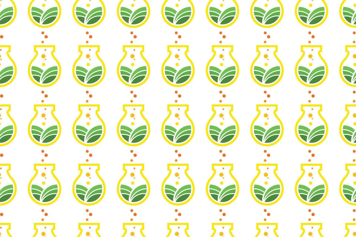 Science seamless pattern background template vector