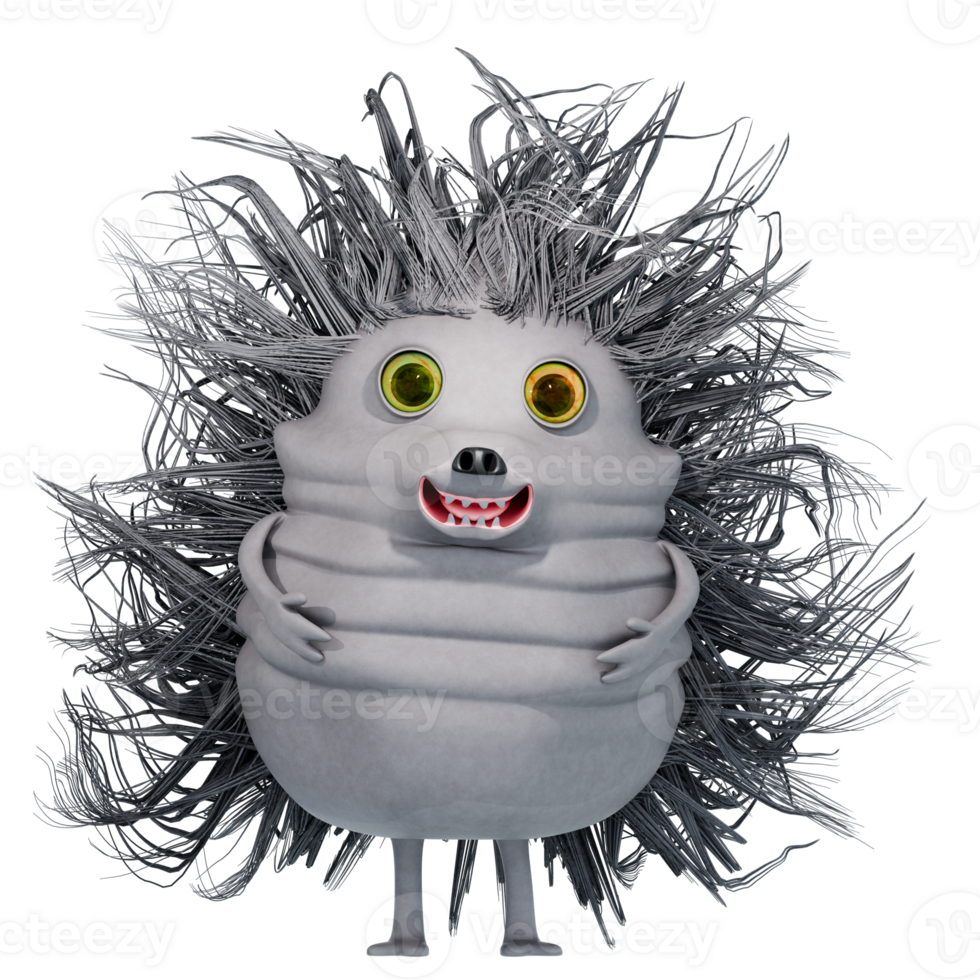 A hedgehog with long needles png