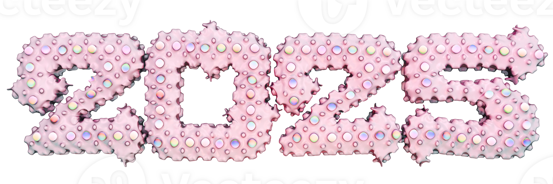 Pink text with a number of dots on it png